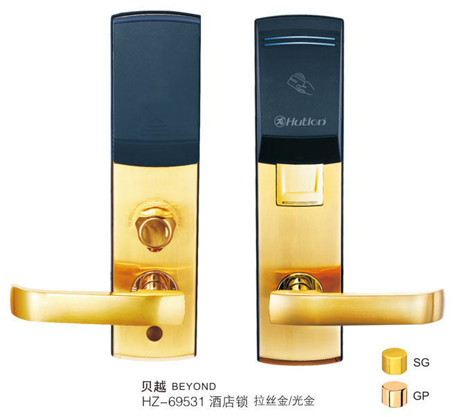 HZ-69531 貝越 智能酒店(diàn)鎖 琥珀(pò)金